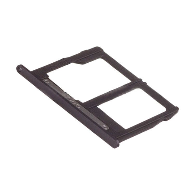 SIM Card Tray + Micro SD Card Tray for Motorola Moto G5S Plus XT1805 (Black)
