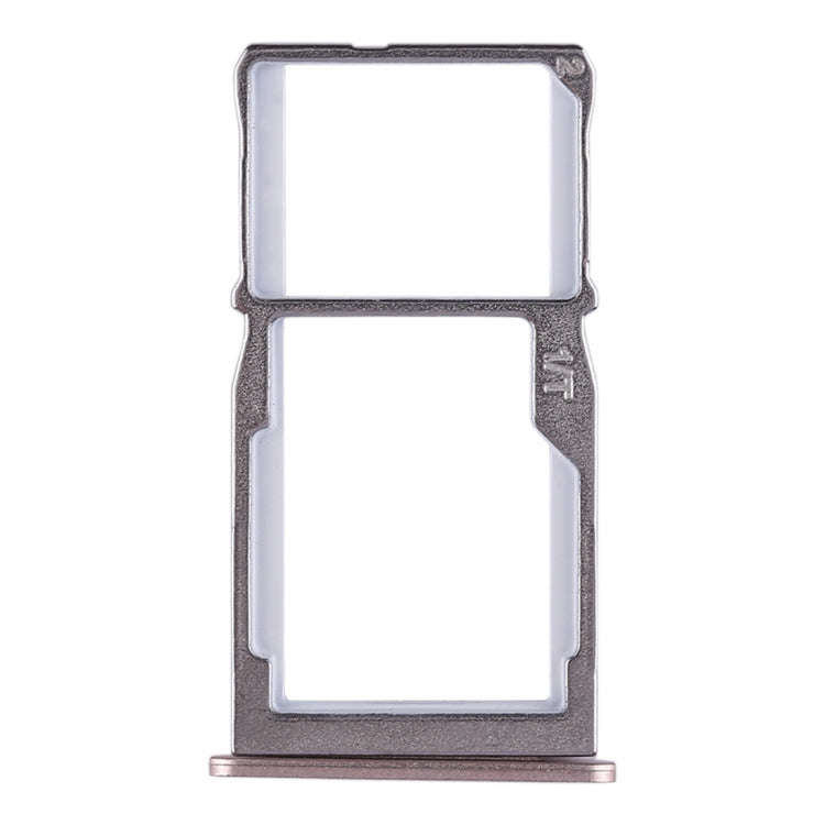 For Meizu 15 SIM Card Tray + SIM Card Tray / Micro SD Card Tray (Gold)