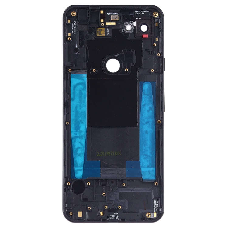 Battery Back Cover with Camera Lens & Side Keys for Google Pixel 3a XL(Black)