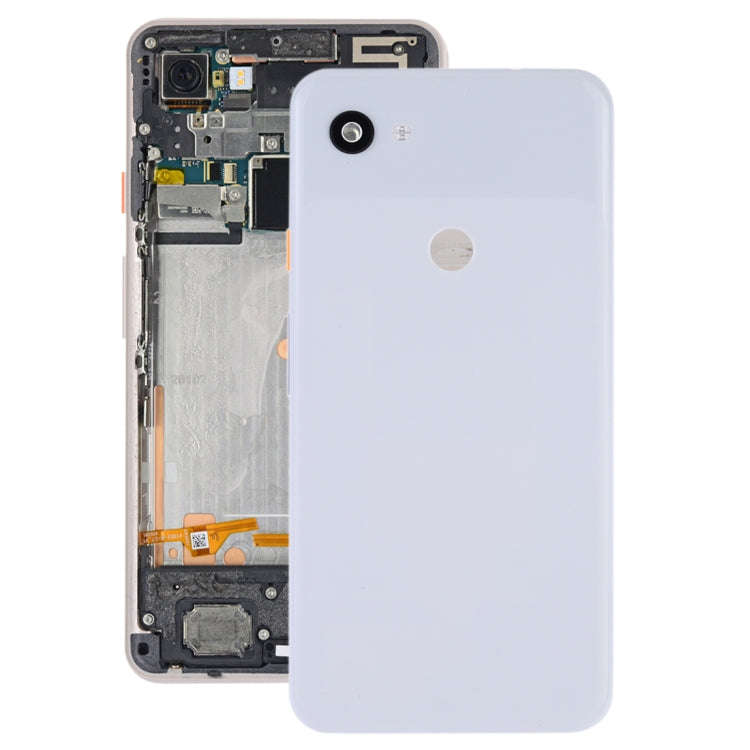 Battery Back Cover with Camera Lens & Side Keys for Google Pixel 3a XL(White)