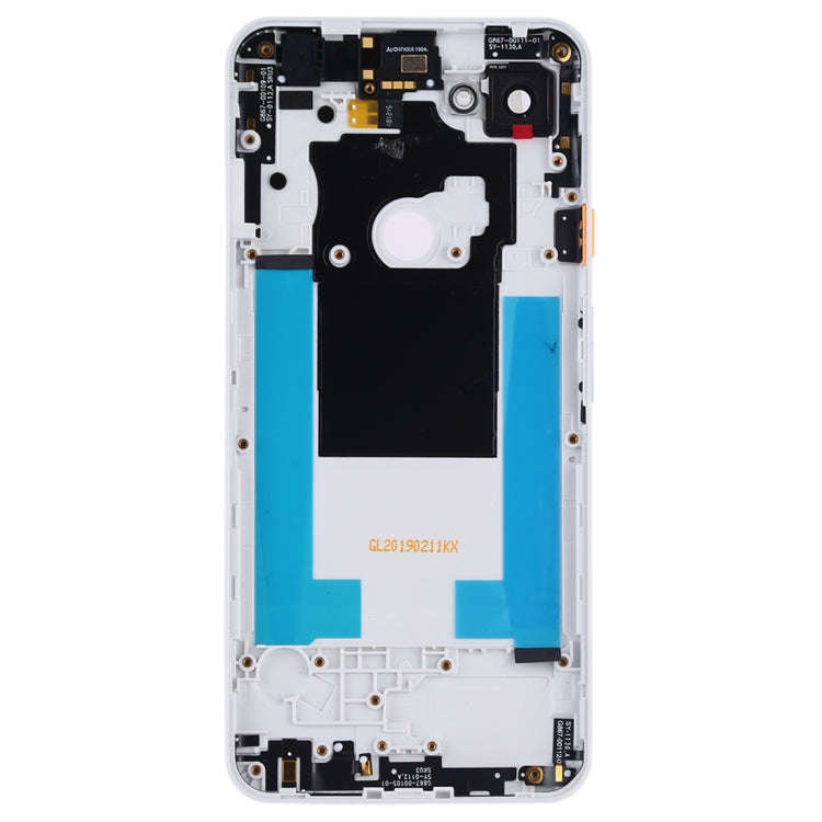 Battery Back Cover with Camera Lens & Side Keys for Google Pixel 3a XL(White)