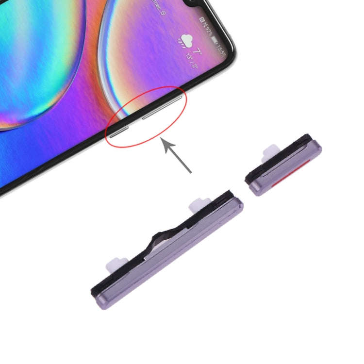 For Huawei P20 Side Keys (Purple)