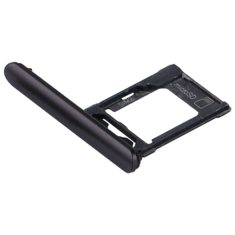 SIM / Micro SD Card Tray, Double Tray for Sony Xperia XZ1(Black)