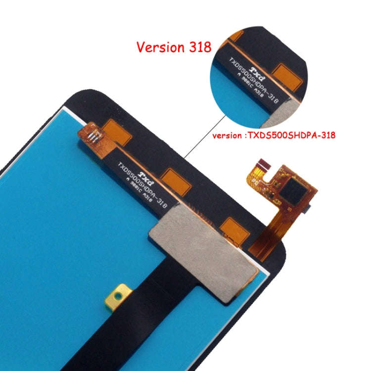 OEM LCD Screen for ZTE Blade A610 A610C with Digitizer Full Assembly (Black)