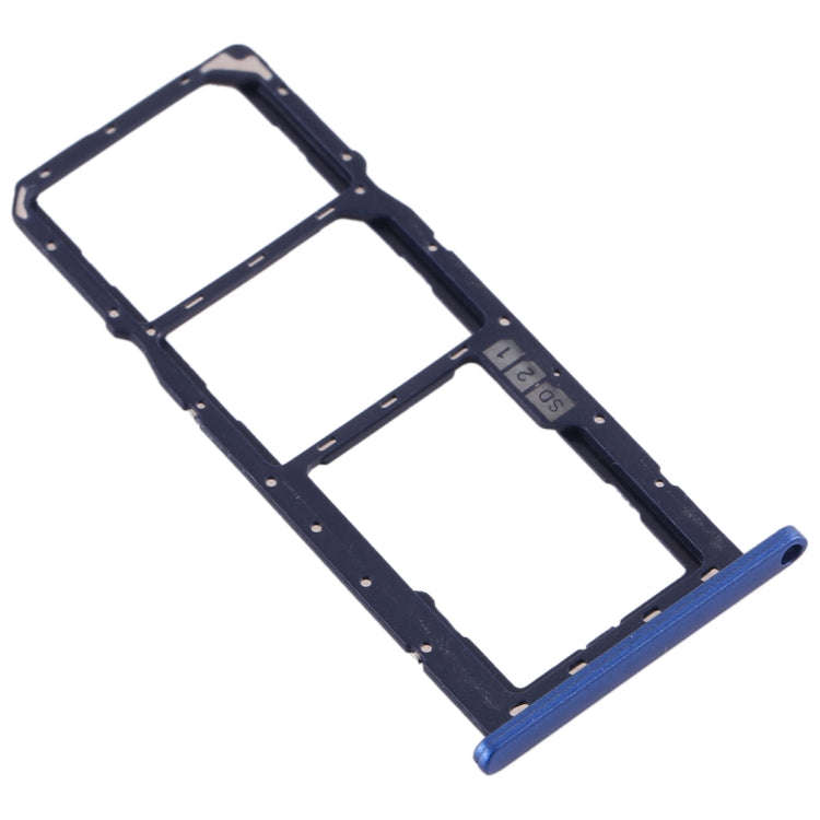 SIM Card Tray + SIM Card Tray + Micro SD Card Tray for Asus Zenfone Max M2 ZB633KL(Blue)