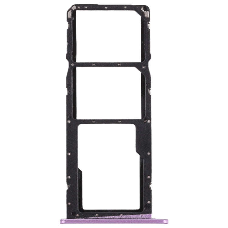 SIM Card Tray + Micro SD Card Tray for Huawei Honor 8X (Purple)