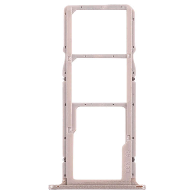 SIM Card Tray + Micro SD Card Tray for Huawei Y5 Prime (2018) / Honor Play 7 (Gold)