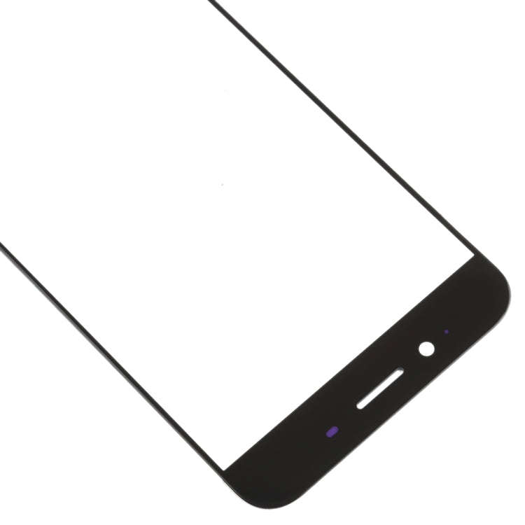 For OPPO R9s Front Screen Outer Glass Lens (Black)