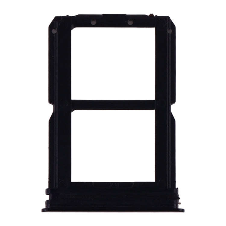 For OnePlus 6T SIM Card Tray + SIM Card Tray (Black)
