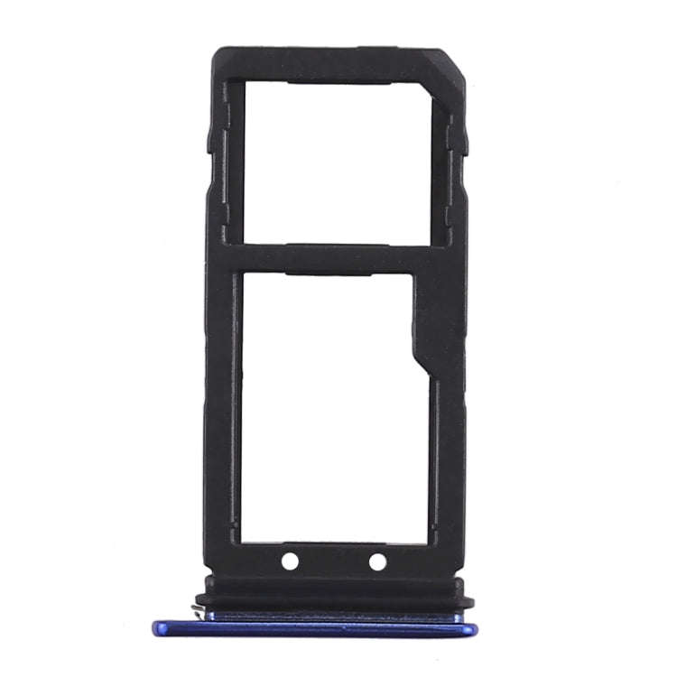 SIM Card Tray + Micro SD Card Tray for HTC U11 Life(Blue)