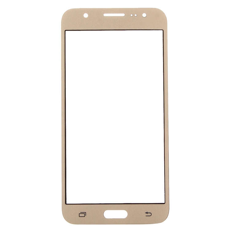 For Galaxy J5 / J500 Front Screen Outer Glass Lens (Gold)