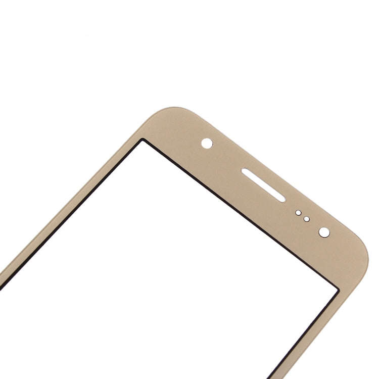 For Galaxy J5 / J500 Front Screen Outer Glass Lens (Gold)