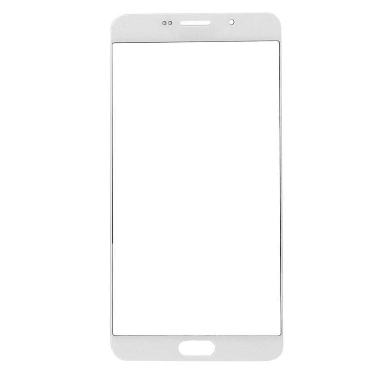 For Galaxy A9 (2016) / A900 Front Screen Outer Glass Lens (White)