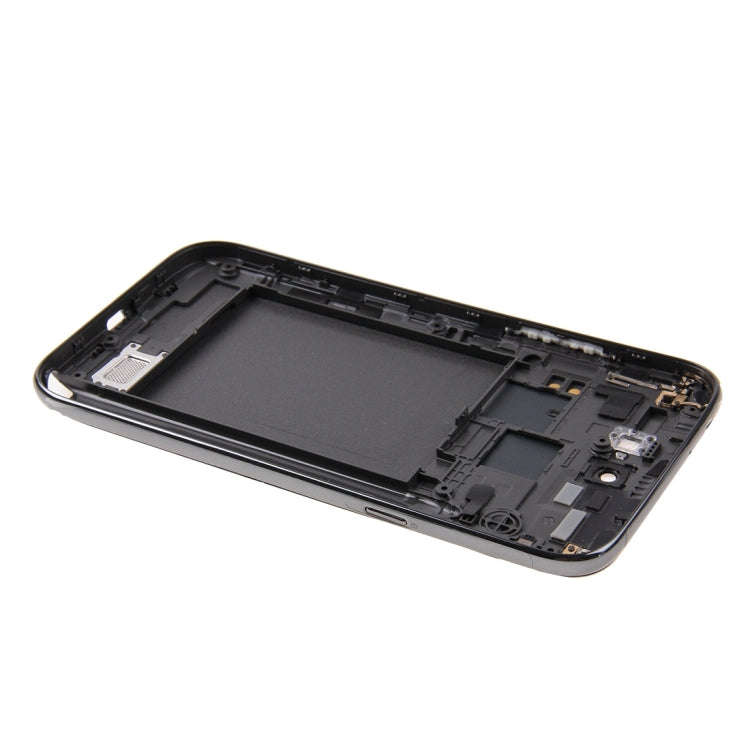 For Galaxy Note II / N7100 Middle Frame Bezel + Battery Back Cover (Black)