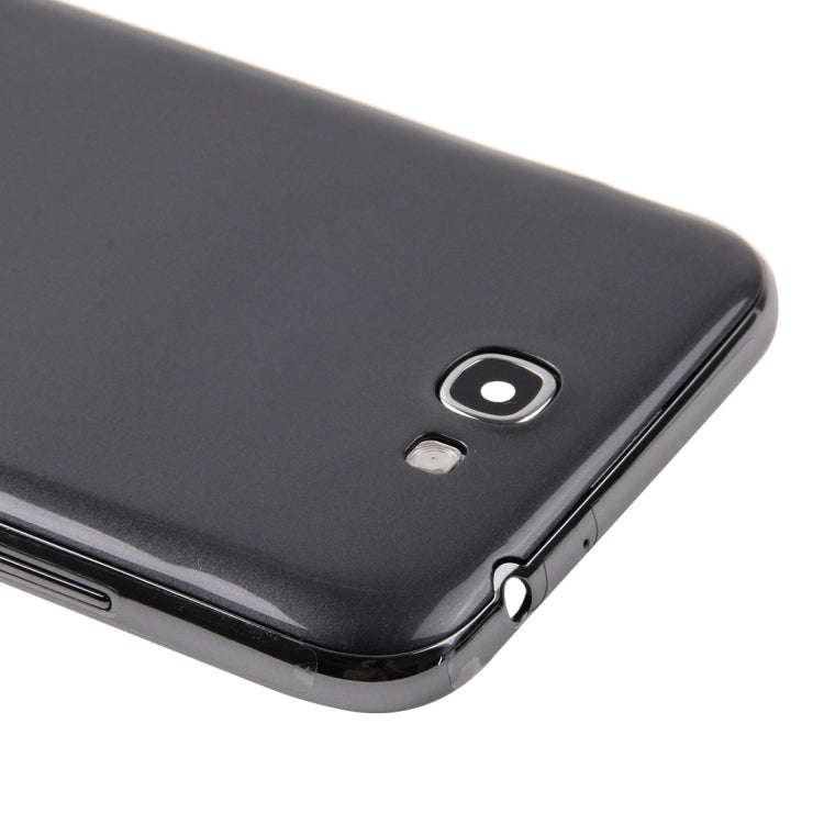 For Galaxy Note II / N7100 Middle Frame Bezel + Battery Back Cover (Black)