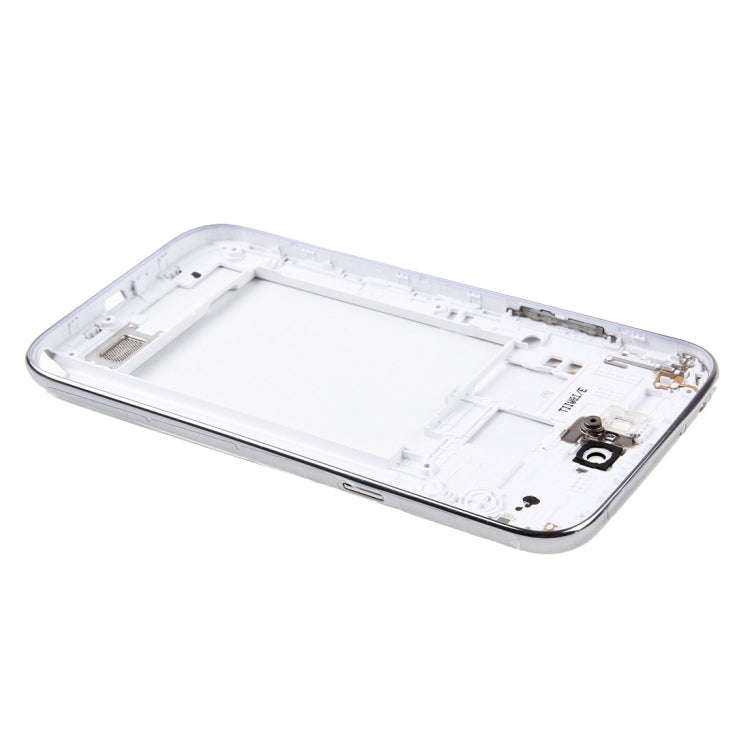For Galaxy Note II / N7100 Middle Frame Bezel + Battery Back Cover (White)