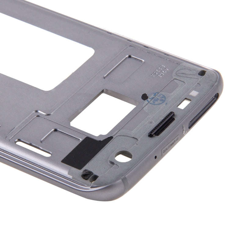 For Galaxy S7 Edge / G935 Front Housing LCD Frame Bezel Plate (Grey)