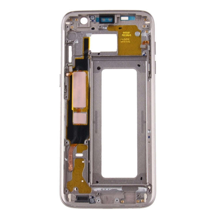 For Galaxy S7 Edge / G935 Front Housing LCD Frame Bezel Plate (Gold)