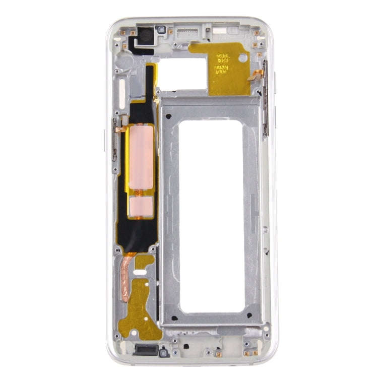 For Galaxy S7 Edge / G935 Front Housing LCD Frame Bezel Plate (Silver)
