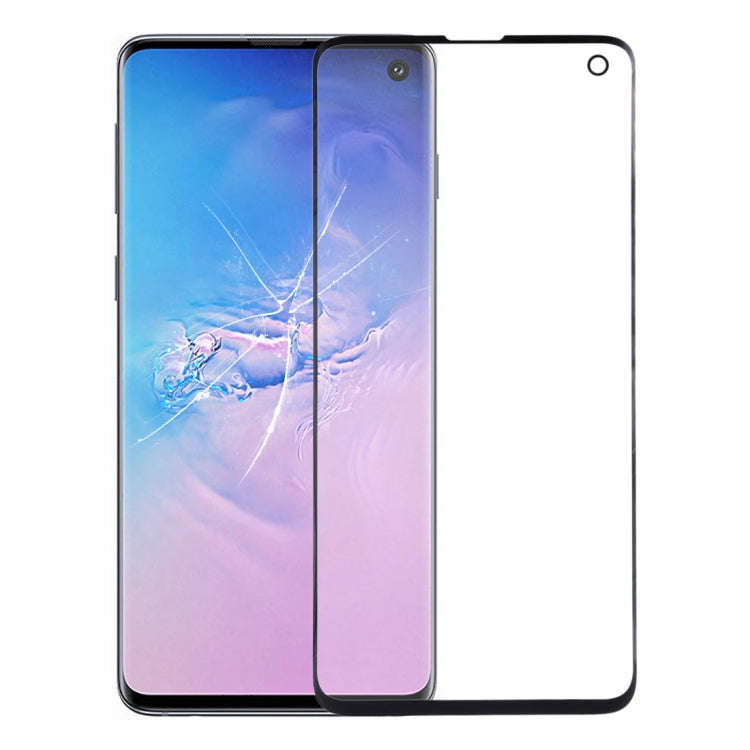 For Galaxy S10 Original Front Screen Outer Glass Lens (Black)