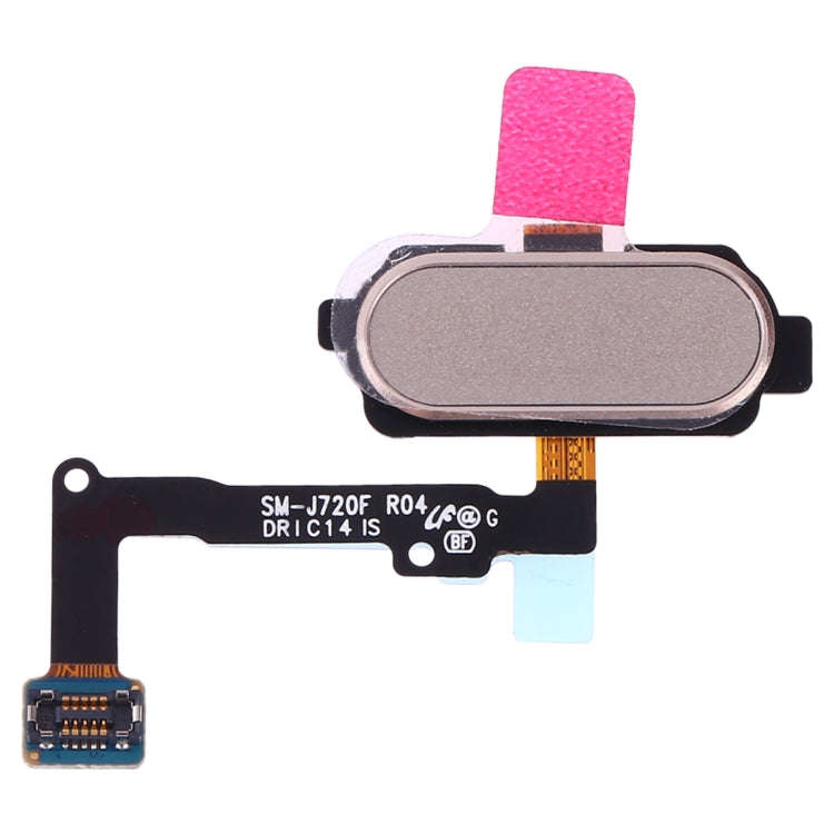 For Galaxy J7 Duo SM-J720F Fingerprint Sensor Flex Cable(Gold)