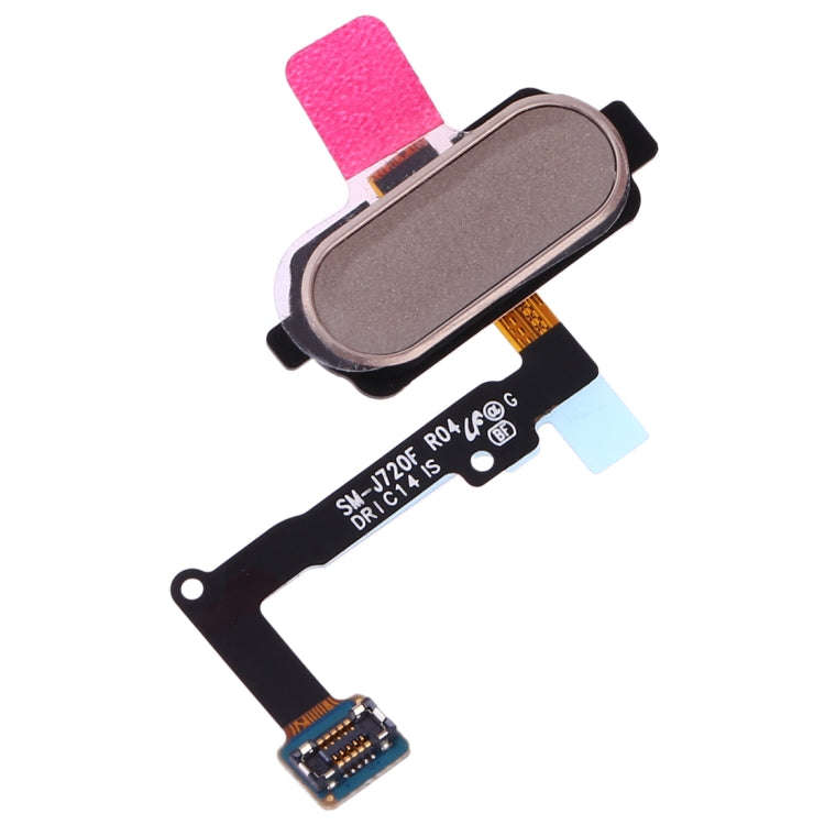 For Galaxy J7 Duo SM-J720F Fingerprint Sensor Flex Cable(Gold)