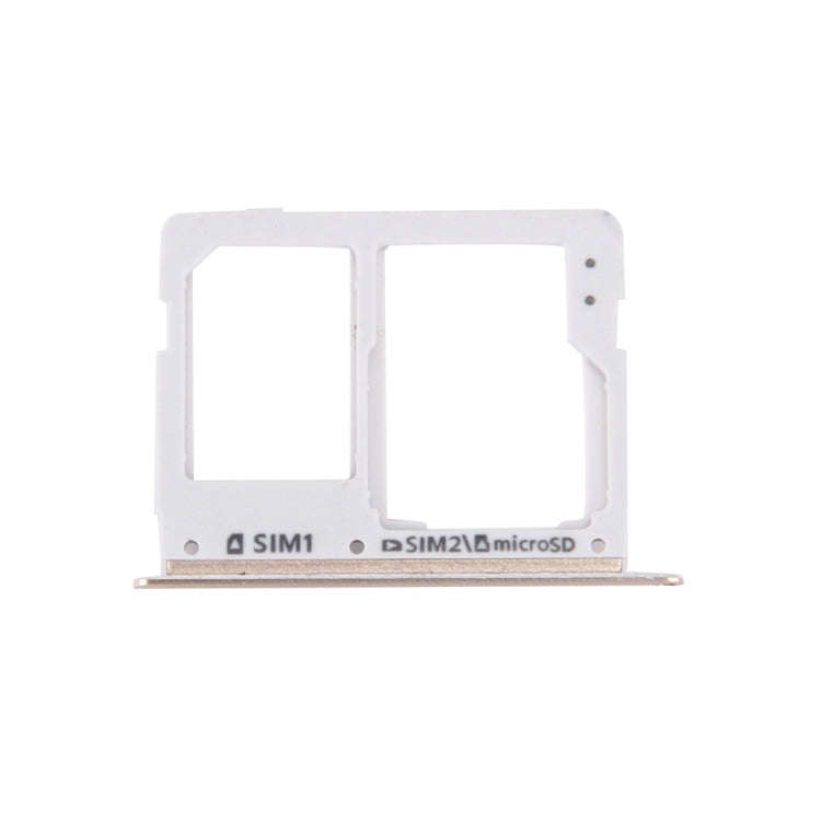 For Galaxy C5 / C5000 SIM Card Tray + Micro SD / SIM Card Tray (Gold)