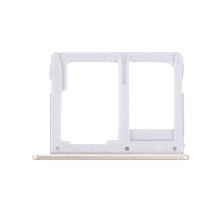 For Galaxy C7 / C7000 SIM Card Tray + Micro SD / SIM Card Tray (Gold)