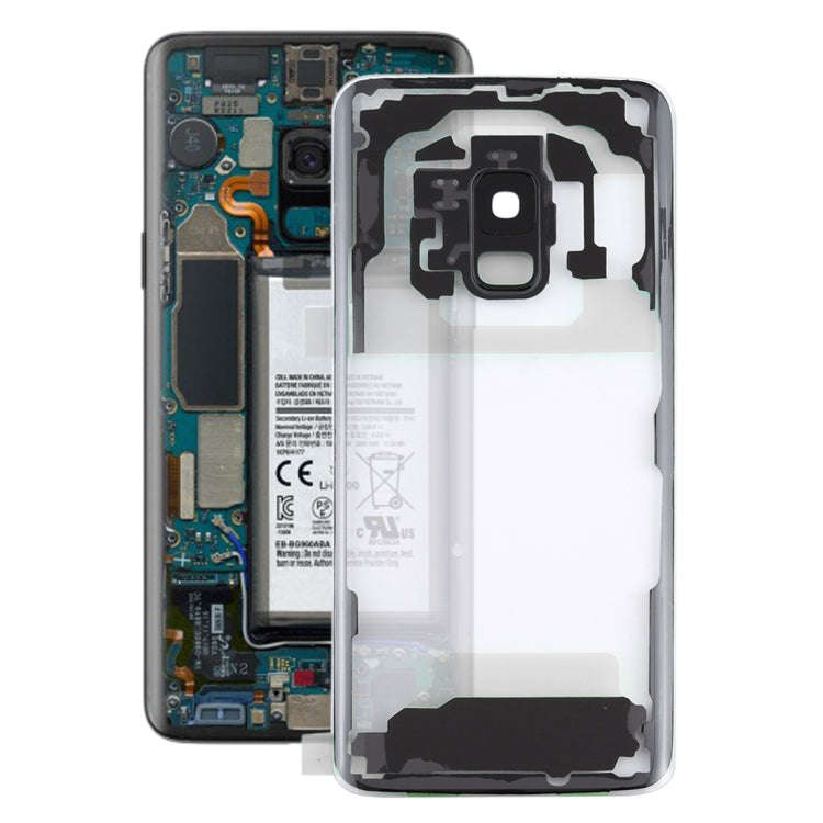 For Samsung Galaxy S9 G960F G960F/DS G960U G960W G9600 Transparent Battery Back Cover with Camera...