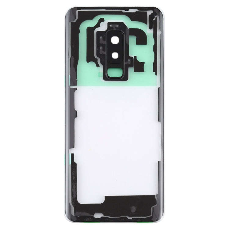 For Samsung Galaxy S9+ / G965F G965F/DS G965U G965W G9650 Transparent Battery Back Cover with Cam...