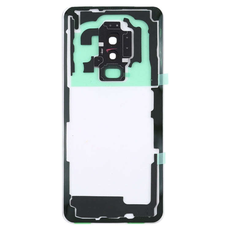 For Samsung Galaxy S9+ / G965F G965F/DS G965U G965W G9650 Transparent Battery Back Cover with Cam...