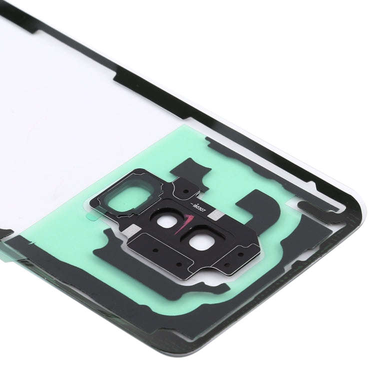 For Samsung Galaxy S9+ / G965F G965F/DS G965U G965W G9650 Transparent Battery Back Cover with Cam...