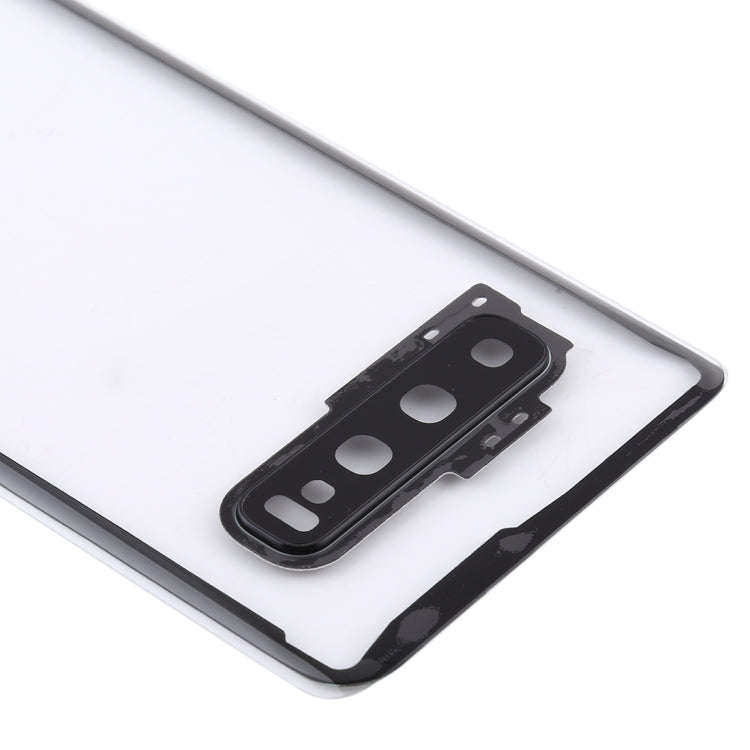 For Samsung Galaxy S10 G973F/DS G973U G973 SM-G973 Transparent Battery Back Cover with Camera Len...
