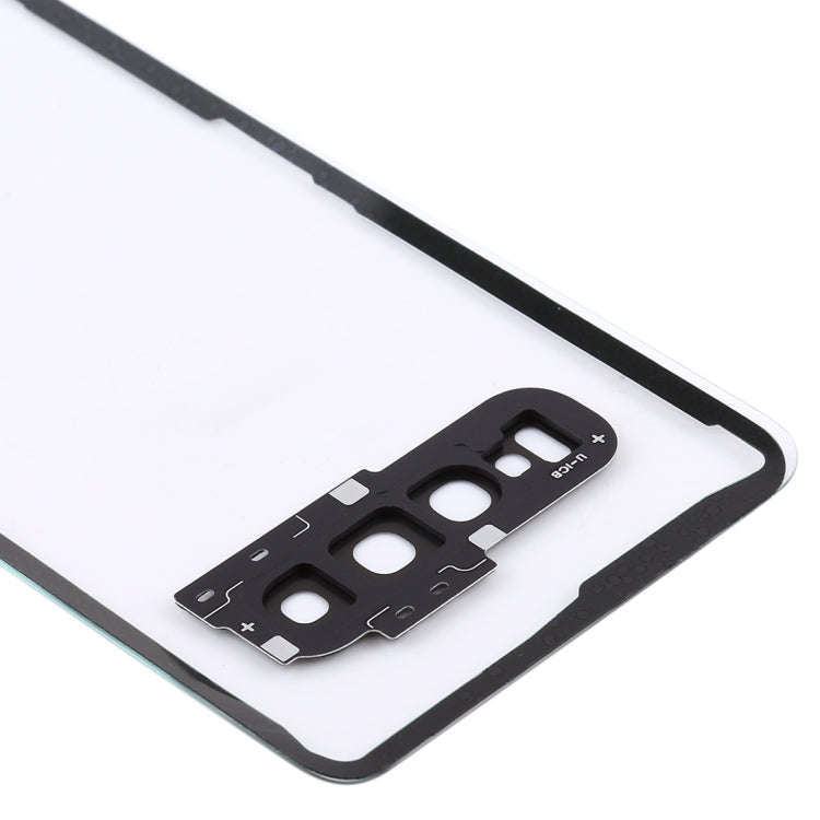 For Samsung Galaxy S10 G973F/DS G973U G973 SM-G973 Transparent Battery Back Cover with Camera Len...