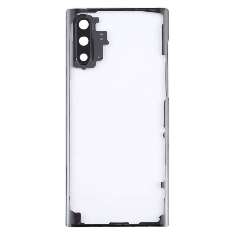 For Samsung Galaxy Note 10 N970 N9700 Transparent Battery Back Cover with Camera Lens Cover (Tran...