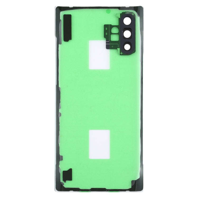 For Samsung Galaxy Note 10+ N975 N9750 Transparent Battery Back Cover with Camera Lens Cover (Tra...