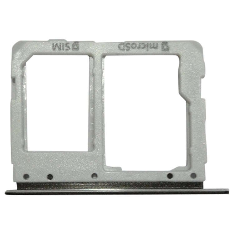 For Galaxy Tab S3 9.7 / T825 (3G Version) SIM Card Tray + Micro SD Card Tray (Black)