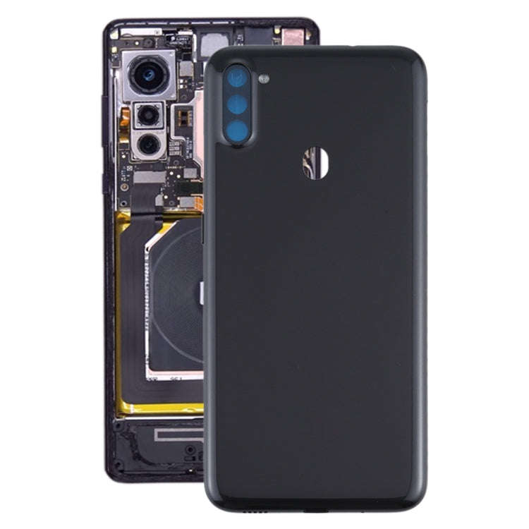 For Samsung Galaxy A11 Battery Back Cover (Black)