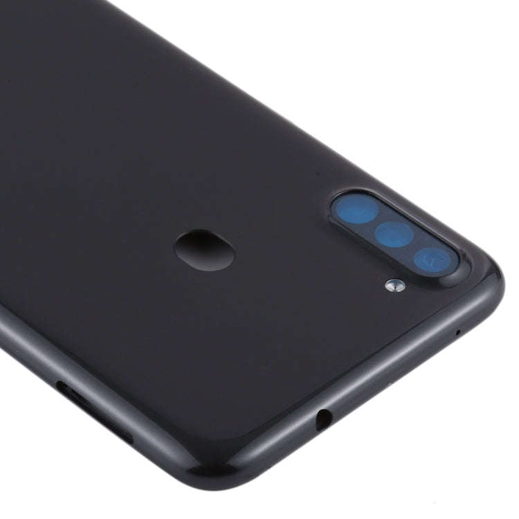 For Samsung Galaxy A11 Battery Back Cover (Black)