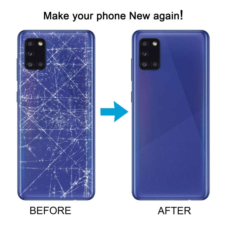 For Samsung Galaxy A31 Battery Back Cover (Blue)
