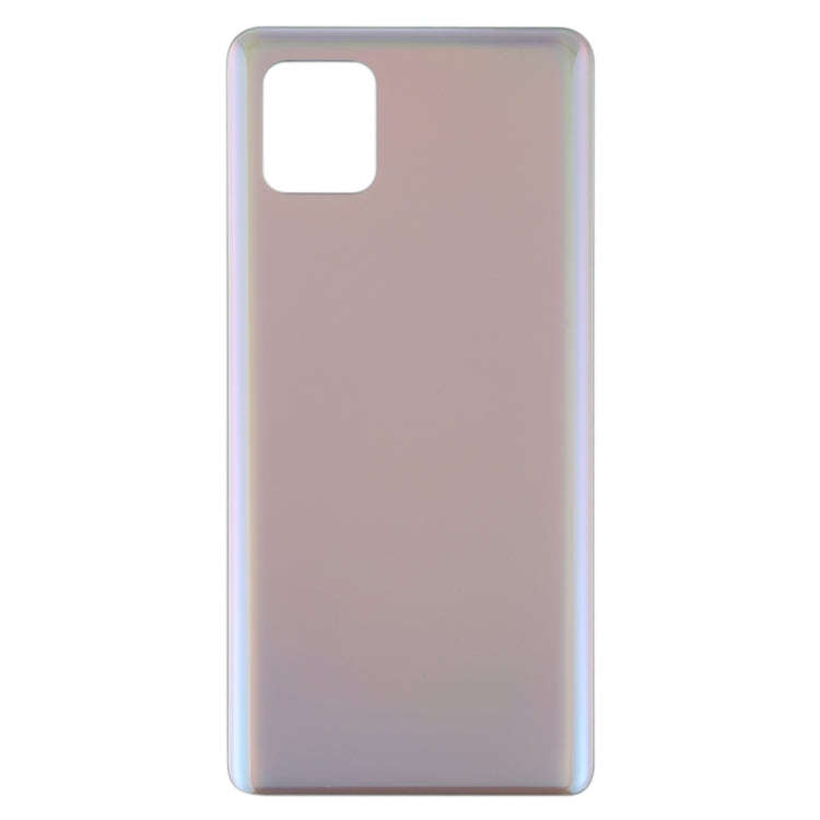 For Samsung Galaxy A91 Battery Back Cover (Silver)