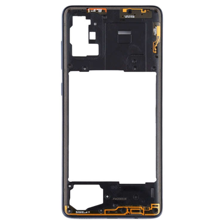 For Samsung Galaxy A71  Middle Frame Bezel Plate (Black)