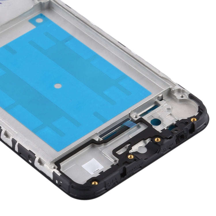 For Samsung Galaxy A01  Front Housing LCD Frame Bezel Plate (Black)