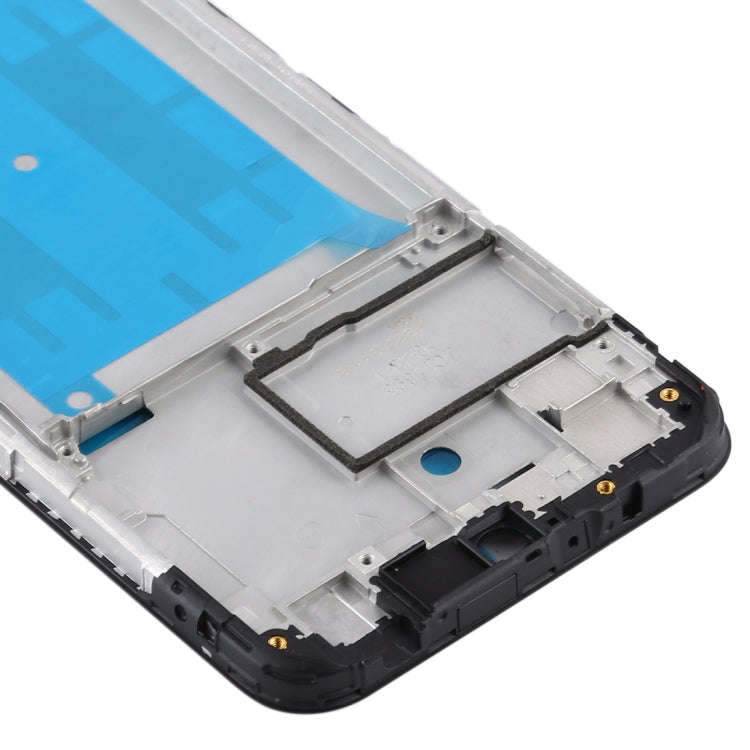 For Samsung Galaxy A01  Front Housing LCD Frame Bezel Plate (Black)