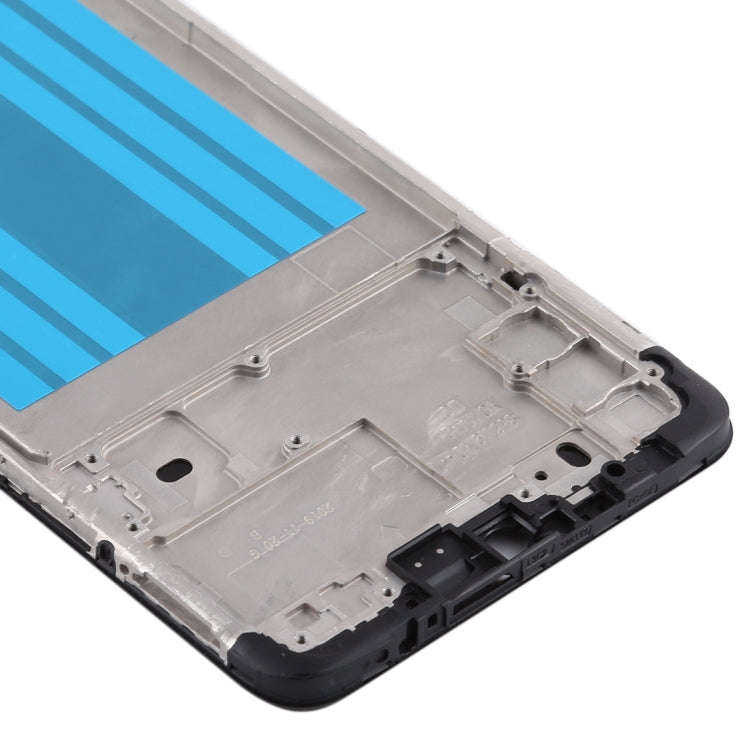 For Samsung Galaxy A20s Front Housing LCD Frame Bezel Plate (Black)