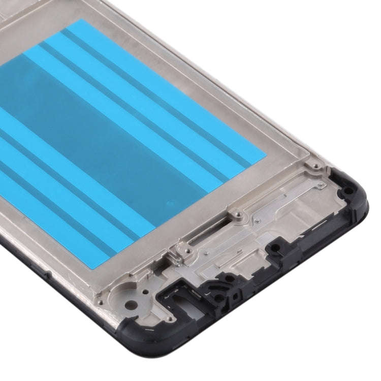 For Samsung Galaxy A20s Front Housing LCD Frame Bezel Plate (Black)