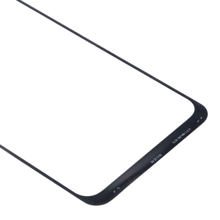 For Samsung Galaxy A41 Front Screen Outer Glass Lens (Black)