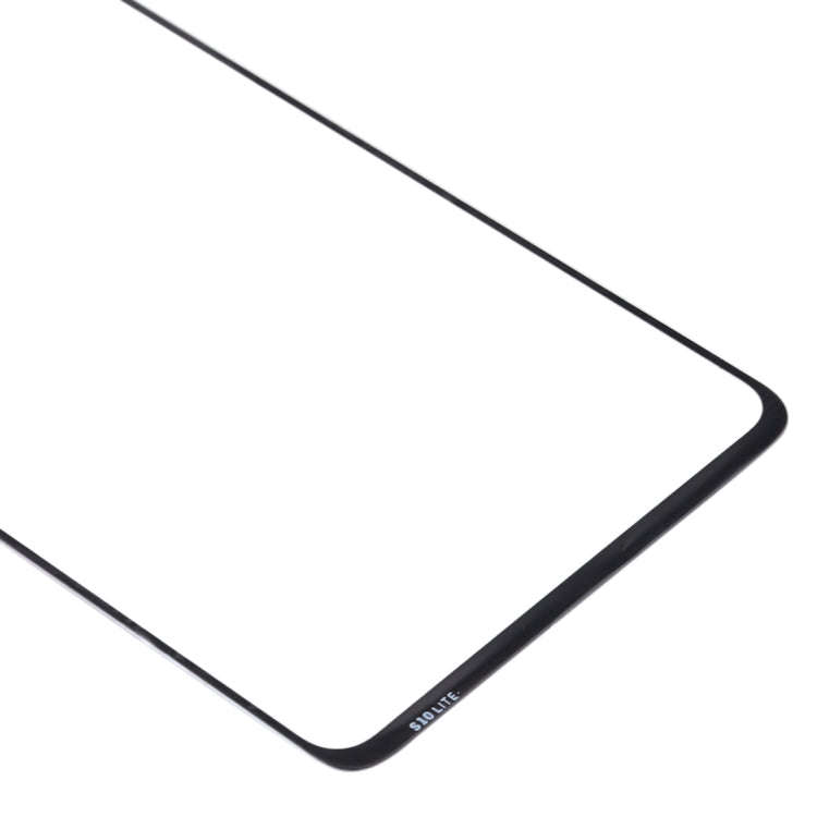 For Samsung Galaxy A71 Front Screen Outer Glass Lens (Black)