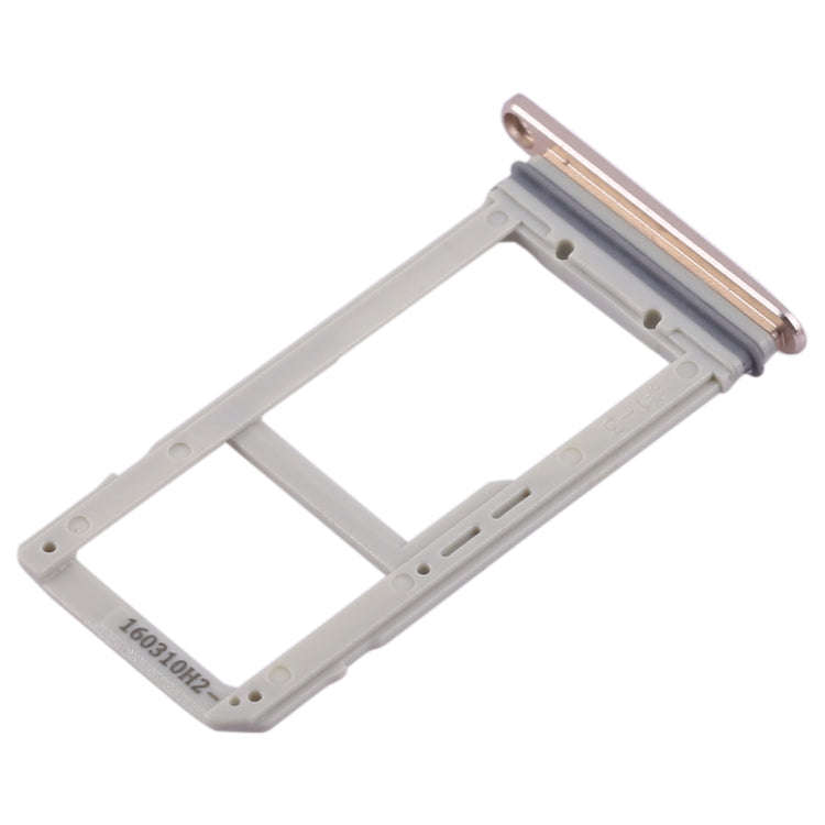 For Galaxy S7 Edge 2 SIM Card Tray / Micro SD Card Tray (Gold)