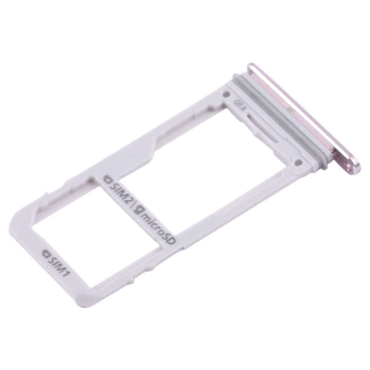 For Galaxy S8 / S8+ 2 SIM Card Tray / Micro SD Card Tray (Pink)